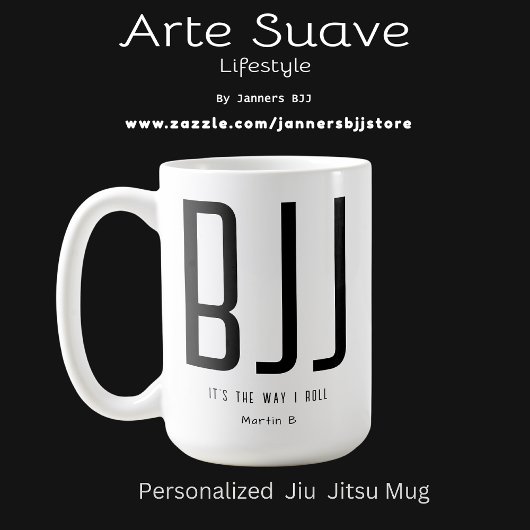 Personalisierter BJJ Es ist die Art, wie ich Roll  Kaffeetasse