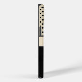Personalisierter Black Classic Dots Handy-Fall Case-Mate iPhone Hülle (Rückseite / Rechts)