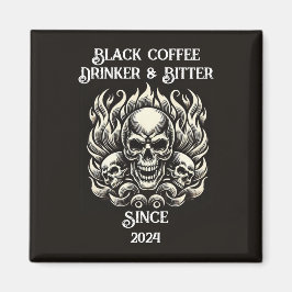Personalisierter Black Coffee Drink & Bitter Magne Magnet