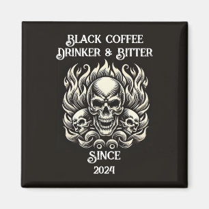 Personalisierter Black Coffee Drink & Bitter Magne Magnet