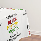 Personalisierter BLACK HISTORY MONAT Tischdecke (Beispiel)