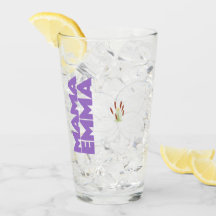 Personalisierter Bläserglas-Cup mit Lippendesign