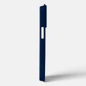 Personalisierter, blau-weißer Skriptname Case-Mate iPhone Hülle (Rückseite / Rechts)