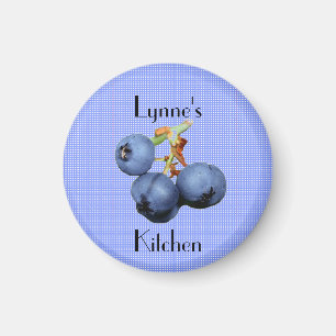 Personalisierter Blaubeermagnet Magnet