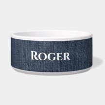Personalisierter blauer Denim-Look für Haustiere