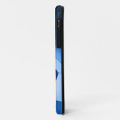 Personalisierter Blauer Fußballball (Fußball) Case-Mate iPhone Hülle (Hinten/Links)