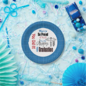 Personalisierter blauer medizinischer Beruflicher Pappteller (Party)