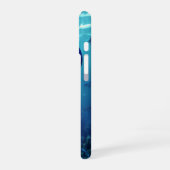 Personalisierter blauer Quallen-Ozean iPhone 16 Hülle (Linke Seite)