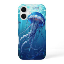 Personalisierter blauer Quallen-Ozean