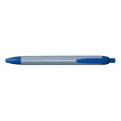 Personalisierter blauer Stift für Kinder mit Giraf (Rückseite)