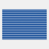 Personalisierter, blauer und weißer Wasseranker Geschenkpapier Set (Vorderseite 2)