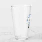 Personalisierter blauer Volleyballspieler der High Glas (Rechts)