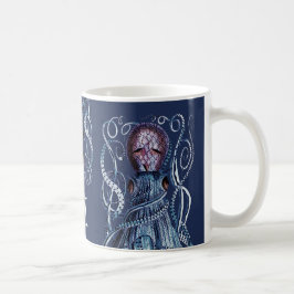 Personalisierter blauer Wassertopf Kaffeetasse