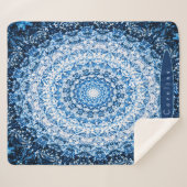 Personalisierter Blaustein Mandala Sherpadecke (Vorderseite (Horizontal))