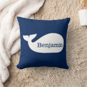 Personalisierter Blauwal Kissen (Decke)