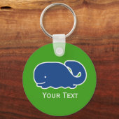 Personalisierter Blauwal Schlüsselanhänger (Vorderseite)