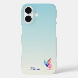 Personalisierter Blei-Minimalist iPhone 16 Hülle
