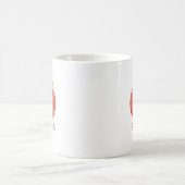 Personalisierter Bleib Sicher Glücklicher Apfel Sü Kaffeetasse (Mittel)