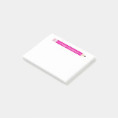 Personalisierter Bleistift-Lehrer Notepad, benutze Post-it Klebezettel (angewinkelt)