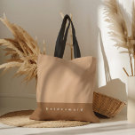 Personalisierter Blindfarbblock Tasche<br><div class="desc">Die Tasche mit Farbblock. Personalisieren Sie mit Titelseiten (z.B. Bridesmaid,  Trauzeugin,  Hochzeitsfeier,  40. Geburtstag Bash,  To the Market,  Hochzeit Begrüßungsbeutel mit Namen und Datum auf der Rückseite) und Namen auf der Rückseite. Oder löschen Sie die Textfelder,  um eine schöne Tasche von Farbblöcken zu machen!</div>