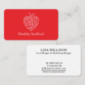 Personalisierter Blogger Influencer Content Creato Visitenkarte (Vorne/Hinten)