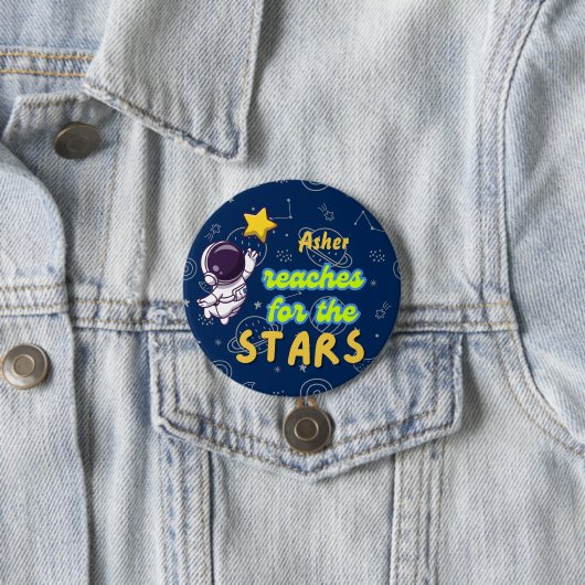 Personalisierter Blue Reach für die Sternennachwei Button (Beispiel)