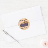 Personalisierter Blueberry Pie Slice mit Aufkleber (Umschlag)