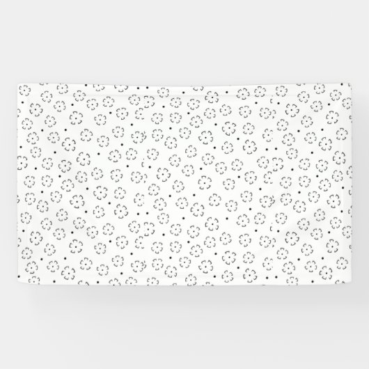 Personalisierter Blumen-Geburtstagsgeschenk-Ordner Banner (Horizontal)