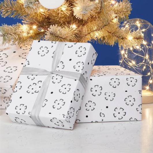 Personalisierter Blumen-Geburtstagsgeschenk-Ordner Geschenkpapier (Feiertage)