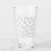 Personalisierter Blumen-Geburtstagsgeschenk-Ordner Glas (Rückseite)
