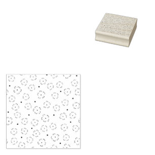 Personalisierter Blumen-Geburtstagsgeschenk-Ordner Gummistempel