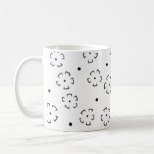 Personalisierter Blumen-Geburtstagsgeschenk-Ordner Kaffeetasse