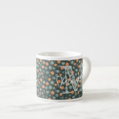 Personalisierter Blumen-Kaffeebecher Mini Espressotasse (Vorderseite Rechts)