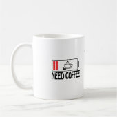 Personalisierter Blumen Keramik-Kaffeebecher  Kaffeetasse (Links)