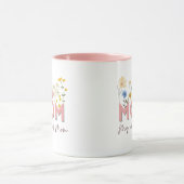 Personalisierter Blumen-Mutter-Becher . Tasse (Zentrum)