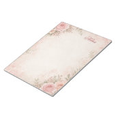 Personalisierter Blumen Notizblock (angewinkelt)