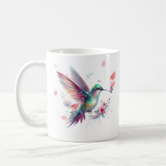 Personalisierter Blumen-Servierbecher für Kolibris Kaffeetasse