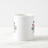 Personalisierter Blumen-Tasse-Geschenk für Sie ode Kaffeetasse (Mittel)