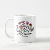 Personalisierter Blumen-Tasse-Geschenk für Sie ode Kaffeetasse (Links)