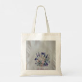 personalisierter Blumen-Tote Tragetasche (Rückseite)
