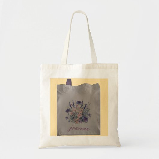 personalisierter Blumen-Tote Tragetasche (Vorne)