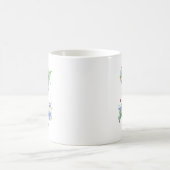 Personalisierter Blumenalphabet-Becher als Dankesc Kaffeetasse (Mittel)