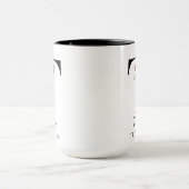 Personalisierter Blumenalphabet-Tasse Geschenk für Tasse (Zentrum)