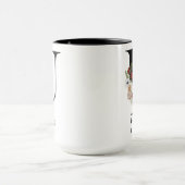 Personalisierter Blumenalphabet-Tasse-Geschenk für Tasse (Zentrum)