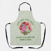 Personalisierter BlumenBLICK Schürze (Vorderseite)