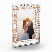 Personalisierter Blumenblock aus Foto (Links)