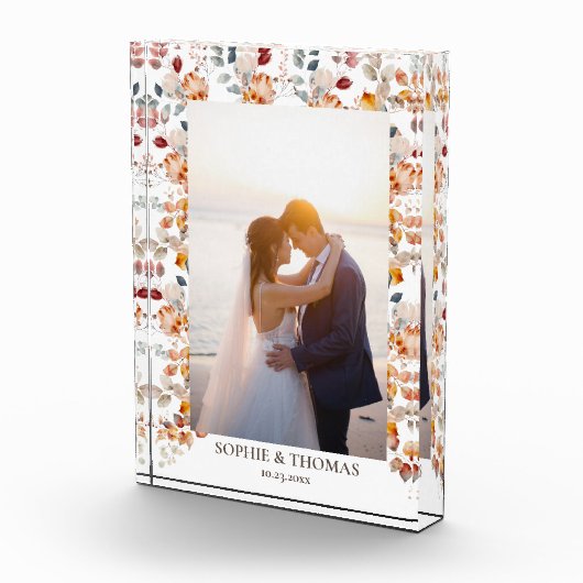 Personalisierter Blumenblock aus Foto (Rechts)