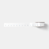 Personalisierter Blumenbrief A monogramm Satinband (Vorderseite)