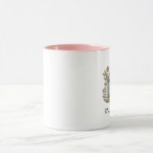 Personalisierter Blumenbuch-Mug, Lehrer-Kaffeetass Tasse (Zentrum)