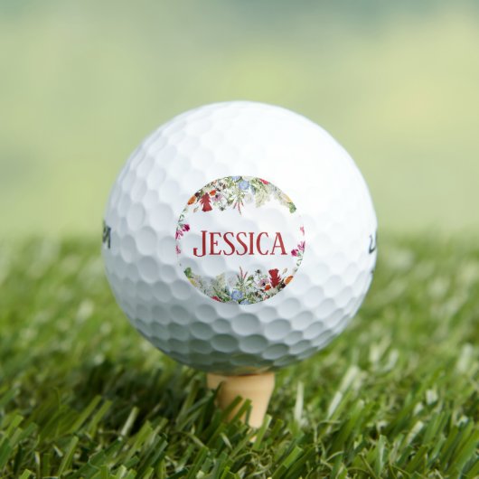 Personalisierter Blumengarten Farbige Blume Golfball (Insitu T-Shirt)